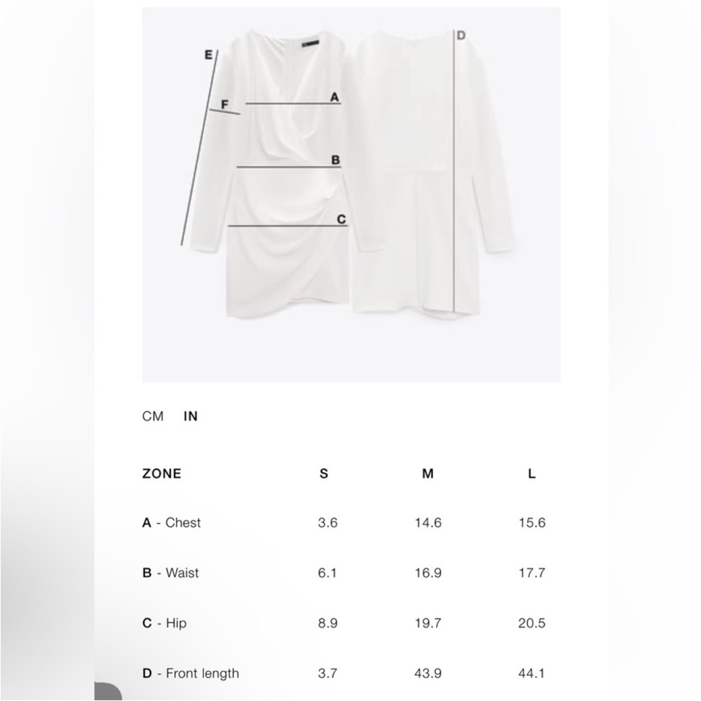 Zara Hemp Elegant White Strapless Dress - Picture 6 of 10